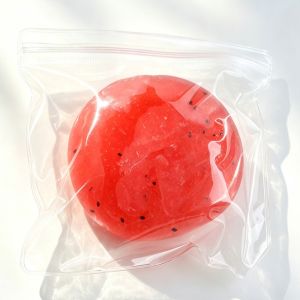 FOUNDTWO Simulation Slushy Squishy Toy Orange Peach Finger Relax Watermelon Kiwi Squishy Boys Girls Kawaii Sensory Fidget Ball Kids Adults