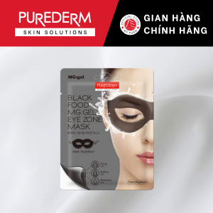 Purederm mặt nạ mắt Than hoạt tính làm sạch sâu và sáng da 12g