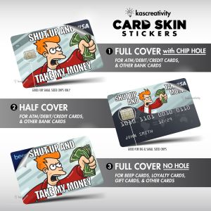 MEME Card Skin Stickers (for ATM Credit Debit Beep Cards Lylty Cards)