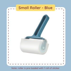 Sticky Roller Floor Lint Roller For Clothing Carpet Pet Hair Dust Mop Sticky Refill Extendable Long Handle by 8miles