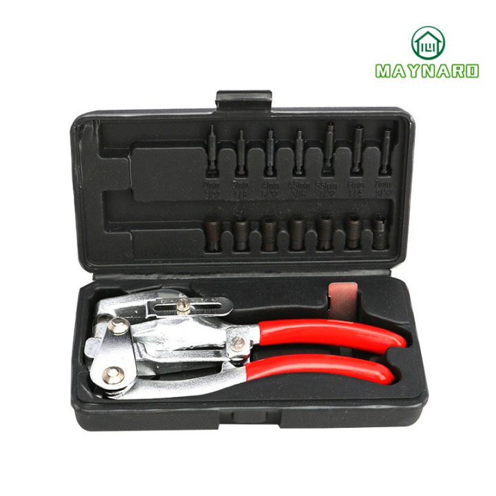 Hand Held Power Punch Sheet Metal Hole Punch Kit Compound Leverage