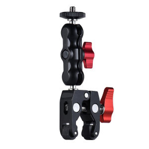 【Ready Stock】Andoer Crab Pliers Clip Super Clamp with 1/4" & 3/8" Screw Hole for GPS Phone LCD/DV Monitor LED Video Light Flash Light Microphone