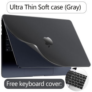 [SG Delivery]  flexible Soft Case for 2024 2023 Macbook Pro M4 air 13 15 inch m2 m3 A3113 A3114 Pro 13 14 16 inch A2992 A2991 A2681 Air M1 A2337 A2338 Matte Clear laptop cover