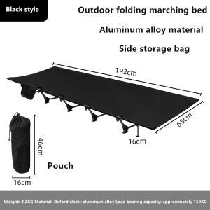 Folding Bed Outdoor Indoor Camping Bed Military Cot
