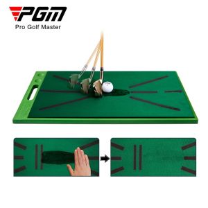 (Trajectory display golf hitting mat) PGM swing cutting practice training aid carpet with non-slip rubber bottom and portable design