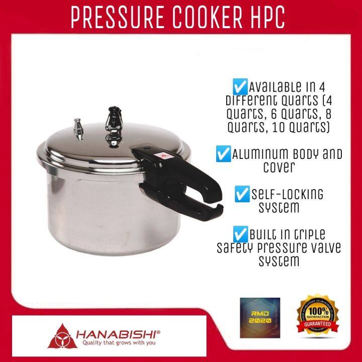 HANABISHI PRESSURE COOKER HPC Lazada PH