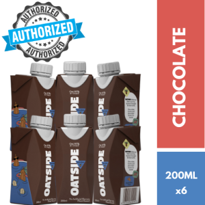 OATSIDE Chocolate Pocket Packs 200mL x 12 – Dairy-Free Creamy Plant-Based Drink