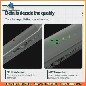 Vktech เครื่องตรวจจับโลหะ DM3004A แบบพกพา พร้อมเซ็นเซอร์ความไวสูง สำหรับค้นหาโลหะในงานรักษาความปลอดภัยและค้นหาทรัพย์สมบัติ