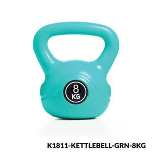 8KG Fruit Green Workout Kettlebell Strength Weight Training Explosion Proof Kettle Bell Home Exercise Workout Equipment