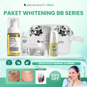 MS Glow Paket Wajah New Series - Acne Blemish - Luminous - WCD Antioxidant - Whitening - Ultimate
