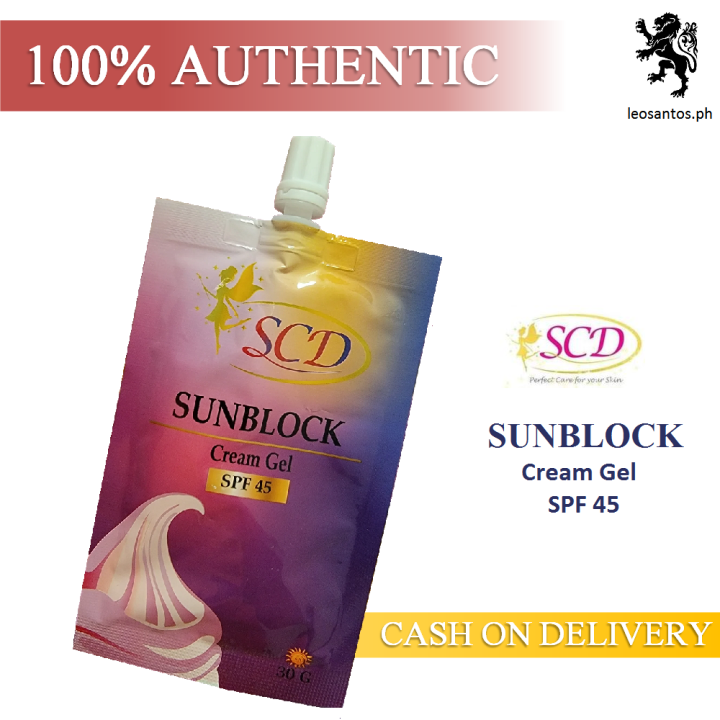 SCD SUNBLOCK CREAM GEL with SPF 45 | Lazada PH