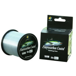 Bingolife Senar Pancing Anti Keriting Fluorocarbon Coated Fishing Line Nilon 100m Ikan Besar Main Line Benang Pancing Mudah Tenggelam