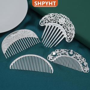 [COD] SHPYHT SPORTS Chinese Hairpin Retro Hair Comb Hanfu Dish Hairpin Hair Ornament Hollow Carved Hair Comb Exquisite Hair Accessories Gifts