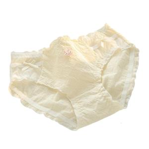 Nhật Bản Dễ Thương Thỏ Bowknot Bông Đồ Lót Quần Lót Cho Phụ Nữ bạn gái tuổi teen Ngọt Ngào Xù Cạnh Quần Chip Cạp vừa