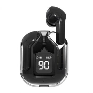 TWS Air31 Headphones Low Latency Gaming Headset LED Display Tranparan Hi-Fi Stereo With Microphone