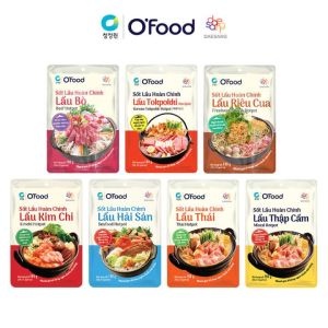 Sốt lẩu hoàn chỉnh Ofood 7 vị siêu tiện lợi ( túi 180g )