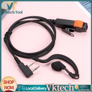 [Vktech] Dual PTT 2pin K-type Earpiece Headset for Kenwood Baofeng Radio Walkie-talkie