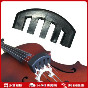 Rubber Violin Mute Silencer for 4/4 3/4 1/2 Violino Practice Accessories Violin Strings Professional Rubber Practice Five-prong Mute Violin Mute Rubber Soft Silencer For 4/4 3/4 1/2 Fiddle Muter Stringed Musical Instrument Replacement Practice Accessories