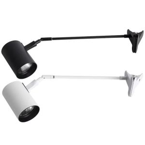 Led Exhibition Long Arm Clip-Type Spotlight Truss Display Board Spotlight Wireless Punch-Free Wedding Wedding Special-Purpose Lamps led展会长臂夹子式射灯桁架展板射灯免接线免打孔婚礼婚庆专用灯Fast shipping