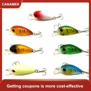 【CANAMEK】 New Cá Chép Cá chép Thiết bị mini lure lure lure lure Rock Fat Man 4g5cm Mini lure Minnow Lure
