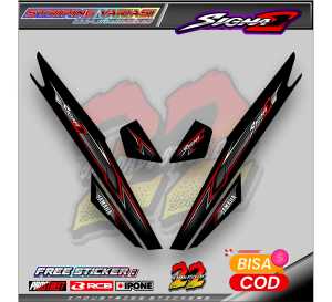 STRIPING VARIASI YAMAHA SIGMA E / STICKER LIST VARIASI MOTOR SIGMA E