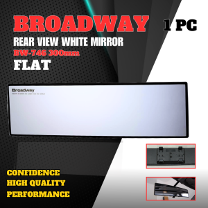 CPA Broadway Rear view Mirror (270mm-300mm) Flat & Curve White Mirror