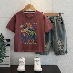 kid clothes sets for boy T-shirt cotton Baby Clothes Sets Tank top summer Casual childrens clothing Pullover high quality