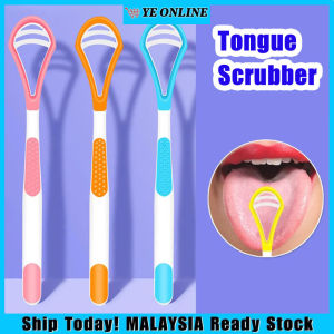 Tongue Cleaner Scrapper Cleaner Oral Care Hygiene Scraper Clean Reusable Tongue Brush Pencuci Lidah Pembesih