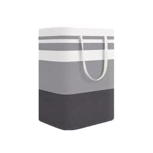 75L Waterproof Canvas Foldable Laundry Basket Large Capacity Portable Clothes Storage Bin For Home Bathroom Camping Car Use