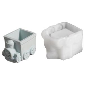 Silicone Mould Bus Shaped Succulents Molds Epoxy Resin Molds Flower Pots Molds Plasters Molds for Table Decorations