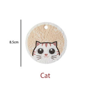 1/4/8 Pcs Hangable Wood Pulp Sponge Reusable Dishwashing Kitchen Household Cleaning Scouring Pad Cartoon Kitchen Compressed Sponge