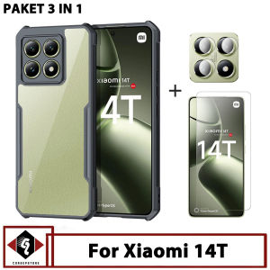 Promo Paket 3in1 Casing Compatible Xiaomi 14T Free Tempered Glass Layar dan Camera
