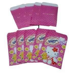 IVLOVE - Amplop Idul Fitri M Isi 100 Lembar Angpau THR Hari Raya Ukuran Kecil Uang Dilipat / Amplop Idul FItri 2025 Terbaru Anplop Thr Motif Karakter Anak