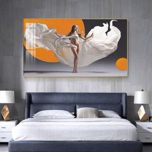 Tranh Cô Gái Đương Đại Tranh Canvas Tranh Tráng Gương Tranh Phòng Khách