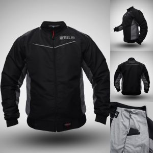 DNA Jaket Casual Racing Waterproof Pria - Jaket Motor 100% Anti Air Pria