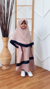 GAMIS ANAK CANTIK/LUCU BANGET NANDIA Fashion Muslim Anak Usia 8-12 Tahun