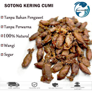 1kg Sotong Kering Cumi Gred A / Mini Dried Squid / Dried Squid Cumi