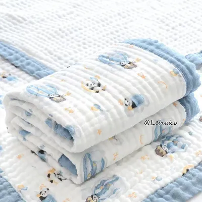 🇸🇬 Fast Shipping ★ 6-Layer Muslin Cotton Blanket Toddler Kids Preschool Childcare Aircon Blanket