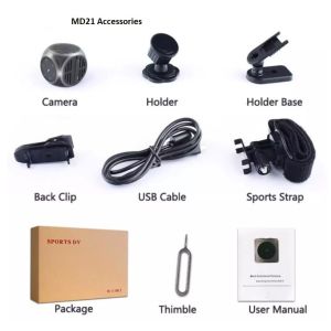 🎁 【Readystock】 + FREE Shipping 🎁 MD21 Mini spy Camera HD 1080P Micro Cam Digital Magnetic Body Motion Detection Snapshot Loop Recording Camcorder Indoor
