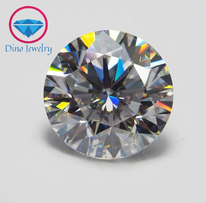 (Size 12 ly) Kim cương nhân tạo Moissanite - Nước D - Độ tinh khiết FL