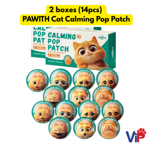 Pawith 1 pack Calming Pop Patches for Cat Pheromone Diffuser Cat Calming Pheromone Travel Patches Stress Relief