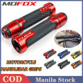MOFOX 2Pcs Motorcycle Handlebar Grips for HONDA Click 125i 150i V2 V3 - Anti-Slip Rubber Grips Motorcycle Modified CNC Aluminum Alloy Handle Grip. 
