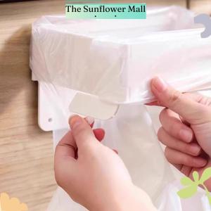 Sunflower Hanging Trash Bag Holder Foldable Garbage Bag Hanging Rack Home Kitchen Bathroom Portable Storage Rack