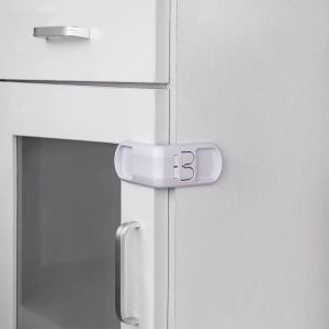 ที่ล็อคลิ้นชัก ตัวล็อคลิ้นชักเพื่อความปลอดภัยสำหรับเด็ก ที่ล็อคลิ้นชักกันหนีบมือเด็ก อุปกรณ์ล็อกประตูบานเลื่อน ตัวล็อคลิ้นชัก