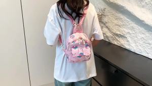 backpack for boys and girls small double-backpack for toddlers cartoon backpack for travel casual small backpack