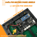 KIT LED P10 Arduino  บอร์ด LED P10 Matrix Panel Shield Arduino Uno library for Freetronics DMD dot matrix displays. 