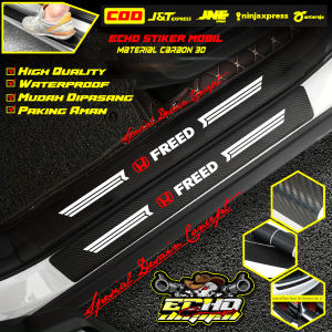 Stiker Karbon Pelindung Pintu Mobil Honda Freed Stiker Cuting Pinjakan kaki