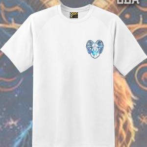 ODA Capricorn December 22 - January 19Zodiac Sign T-Shirt - Cotton with Durable Rubberized Print for Men and Women  Crewneck Round Neck Fashion Menswear Love Polyester Sleeve Stylish Lingerie Streetwear Short Sleeve Tropical Casual