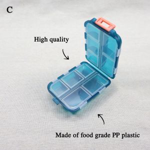 WOW Simple and Premium Organizer Pill Box Grid Dose Divider [PB1009]