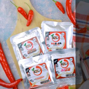 [RESELLER] Sambal Baby cumi Hot kemasan sachet 20gr (Bojo Bacot)